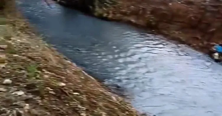 Kilez Deresi yine renk değiştirdi