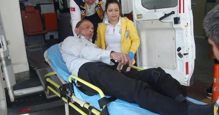 Şanlıurfa’da merdivenlerden düşen yaşlı adam hastaneye kaldırıldı