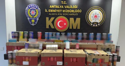 Alanya’da kaçak ürünler ele geçirildi