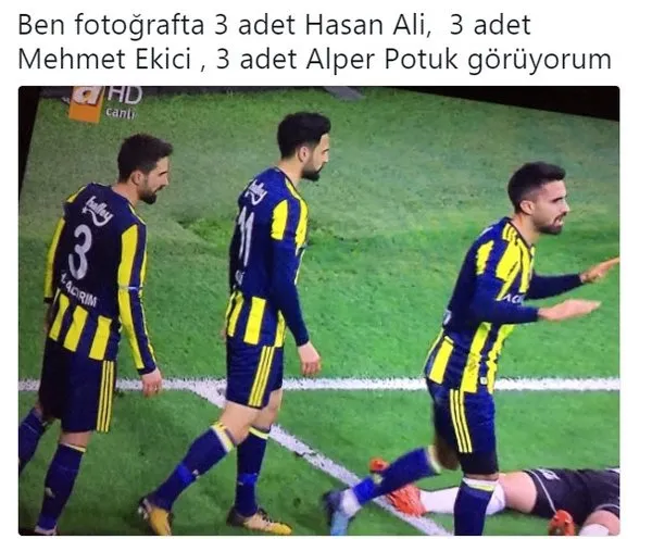 'Hasan Ali Kaldırım, Mehmet Ekici, Alper Potuk aynı kişi mi?'