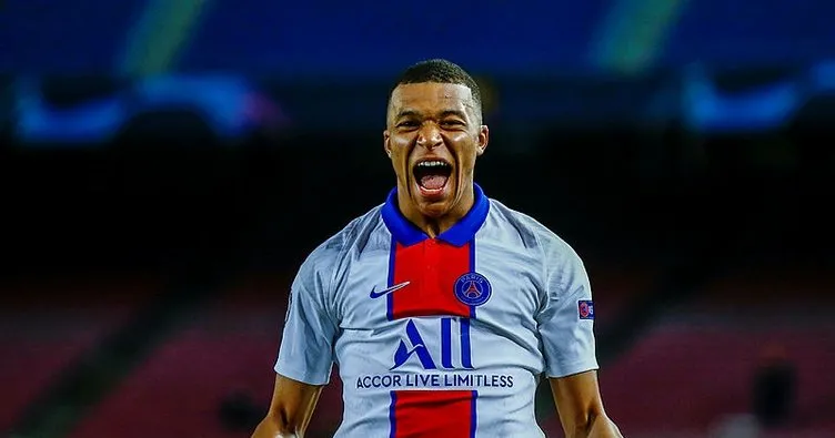 Kylian Mbappe, Barcelona’da tarih yazdı!