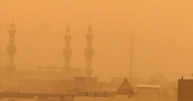 Irak’ta kum fırtınası alarmı: Ülke genelinde resmi tatil ilan edildi