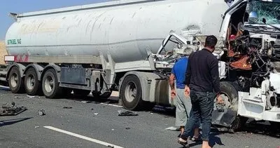 Şanlıurfa’da TIR kamyona çarptı: 1 yaralı #sanliurfa