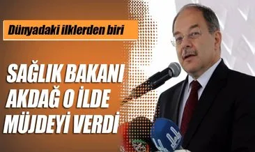 Sağlık Bakanı Akdağ Trabzon’da müjdeyi verdi