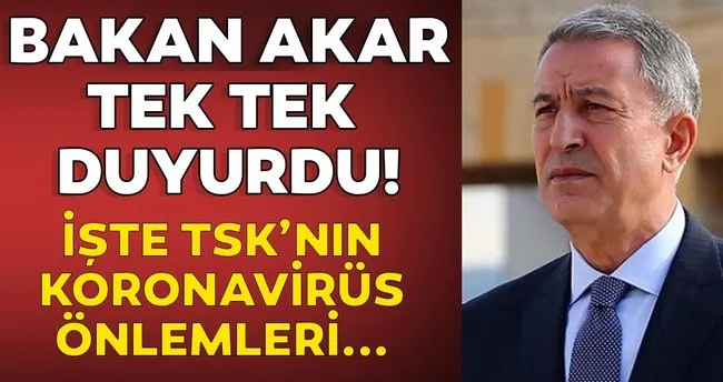 son dakika msb den flas corona virusu