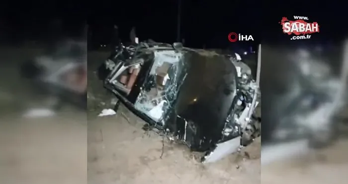 Tokat’ta feci kaza: Otomobil takla atarak metrelerce öteye böyle uçtu | Video