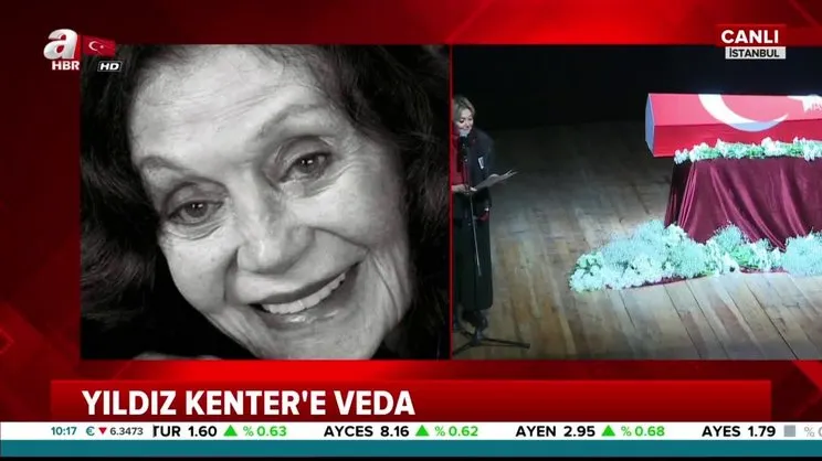 Yıldız Kenter'e veda