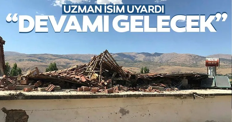 Uzman isim açıkladı: Elazığ’daki depremleri yaşamaya devam edeceğiz