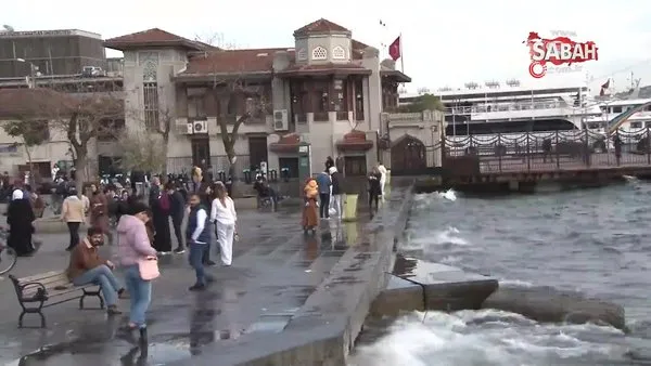 İstanbul’da lodos etkili oluyor | Video