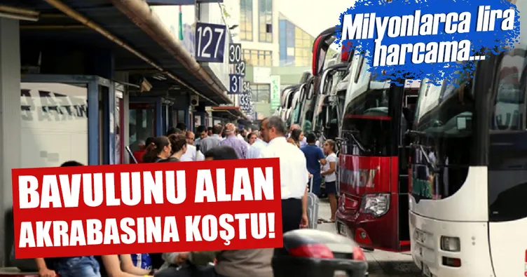 Yerli turist akrabasına koştu!