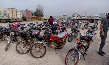 Şanlıurfa’da 48 çalıntı motosiklet ele geçirildi