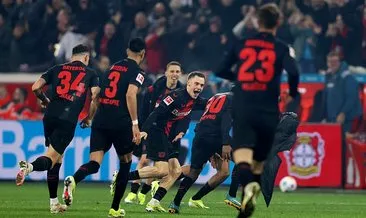 Avrupa’nın 5 büyük liginde tek namağlup Leverkusen