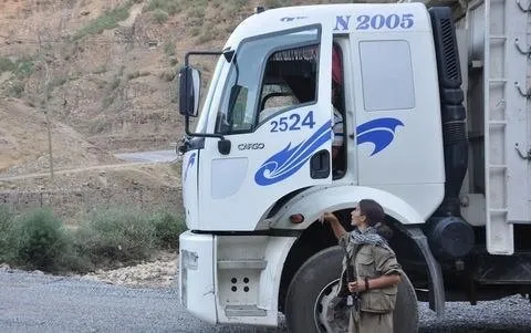 Kadın PKK'lının şoke eden görüntüsü