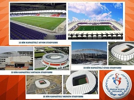 26 yeni futbol stadı projesi
