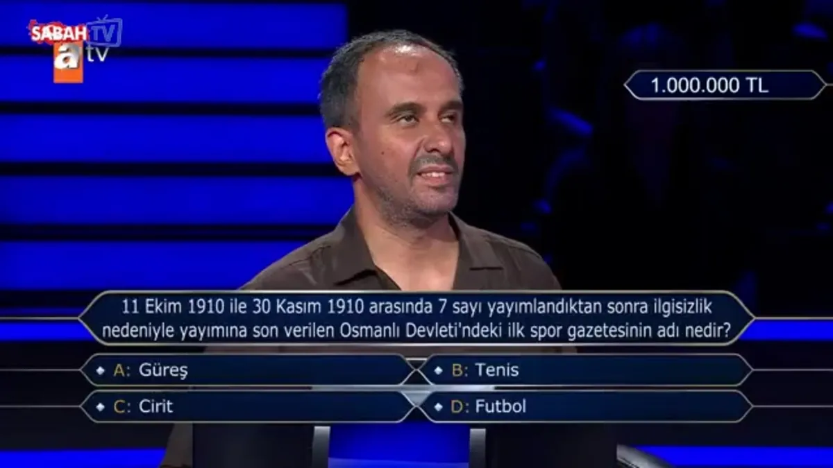 Kim Milyoner Olmak İster’e damga vuran 1 milyon TL’lik o soru! videosunu izle Kim Milyoner Olmak İster’e damga vuran 1 milyon TL’lik o soru! videosunu izle
