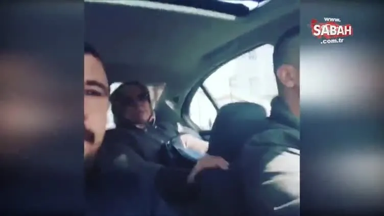 Spor otomobile bindirdiği annesini sürat yaparak korkuttu!