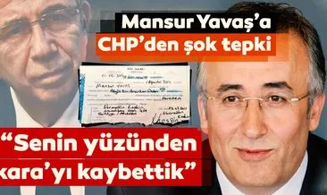 Mansur Yavaş’ın sahte senet skandalı CHP’yi ikiye böldü: Üç kuruş para için ne hallere düştüğünü de gördük