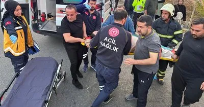 Köpeğe çarpmamak için manevra yapınca otomobil takla attı: 4 yaralı #adiyaman
