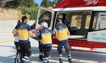 8 yaşındaki çocuk için ambulans helikopter sevk edildi