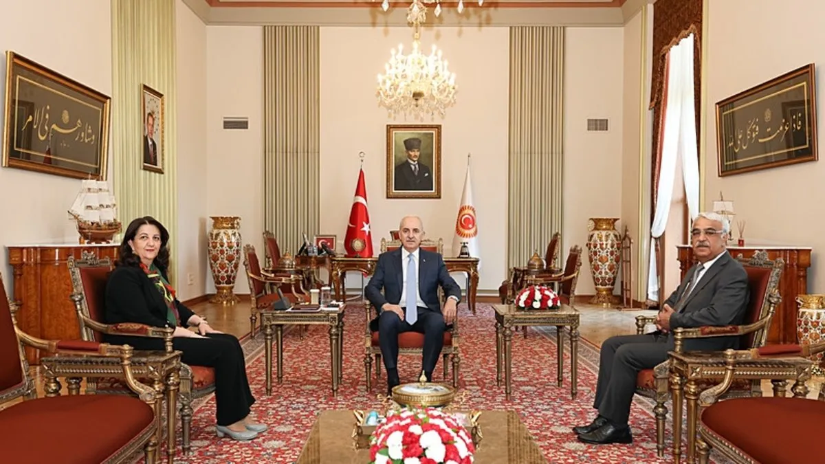 TBMM Başkanı Kurtulmuş, DEM Parti heyetini kabul etti