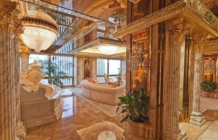 İşte Trump’ın altın kaplama o evi