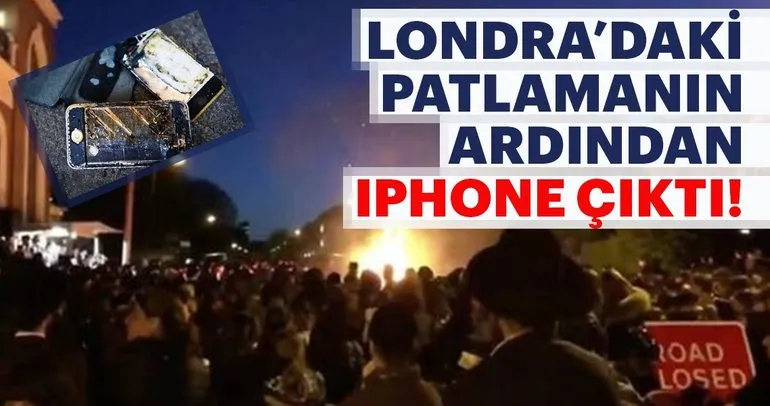 Londra’da gerçekleşen patlamanın ardından Iphone çıktı!