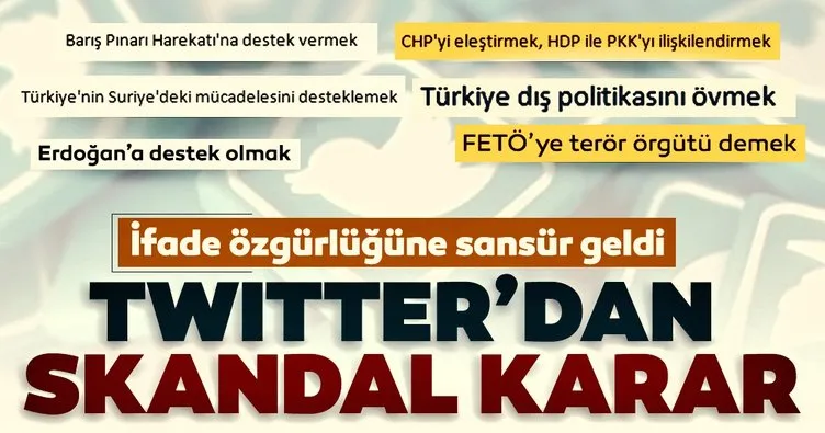 Twitter'dan skandal karar! İfade özgürlüğüne sansür geldi! Uzmanlardan sert tepki