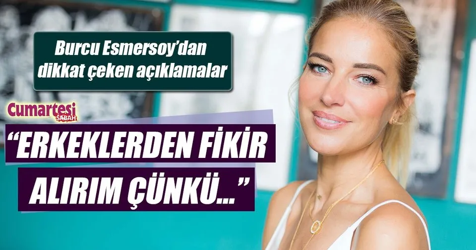 Burcu Esmersoy Erkeklerden fikir alırım Cumartesi Sabah Haberleri