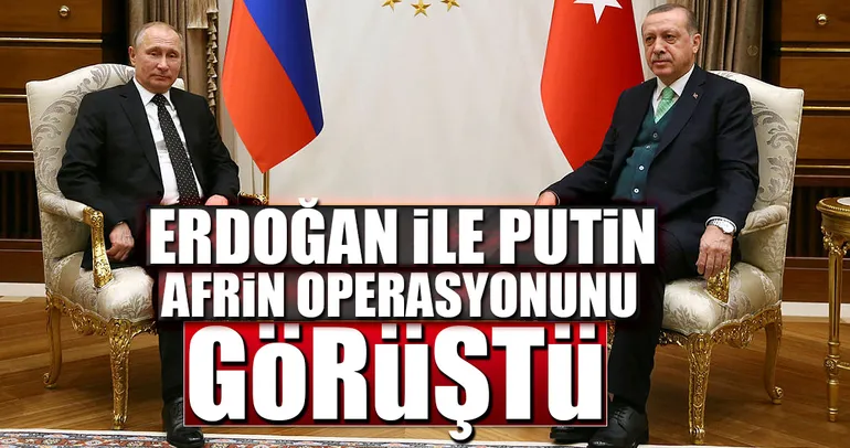 Cumhurbaşkanı Erdoğan, Putin ile görüştü