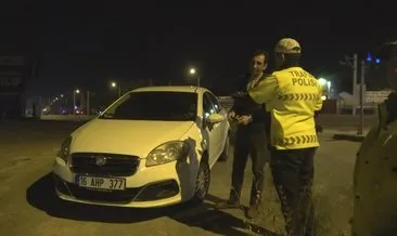 Bursa’da alkollü sürücü polisten kaçarken refüje çıktı