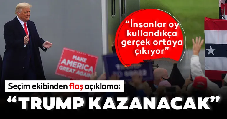 SON DAKİKA | ABD seçimlerinde son durum! Trump’ın kampanya yetkilileri: ‘Kritik Eyaletler’de oy durumu…’