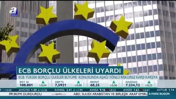 ECB borçlu ülkeleri uyardı