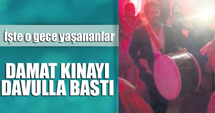 Damat kınayı bastı