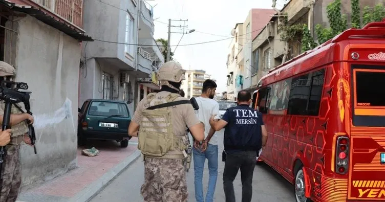 Mersin’de PKK/KCK’ya yönelik şafak operasyonu: 9 gözaltı
