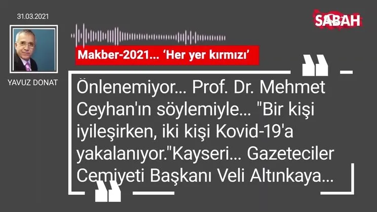 Yavuz Donat | Makber-2021... ‘Her yer kırmızı’