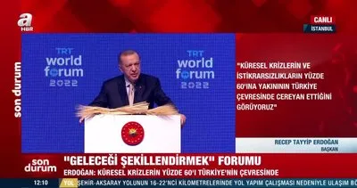 Son Dakika: Başkan Erdoğan’dan TRT World Forum’da önemli açıklamalar | Video