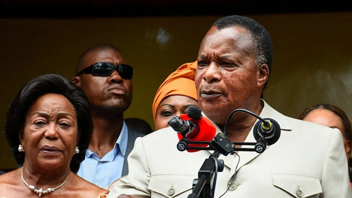 Kongo Cumhuriyeti’nde Nguesso yeniden cumhurbaşkanı seçildi Kongo Cumhuriyeti’nde Nguesso yeniden cumhurbaşkanı seçildi