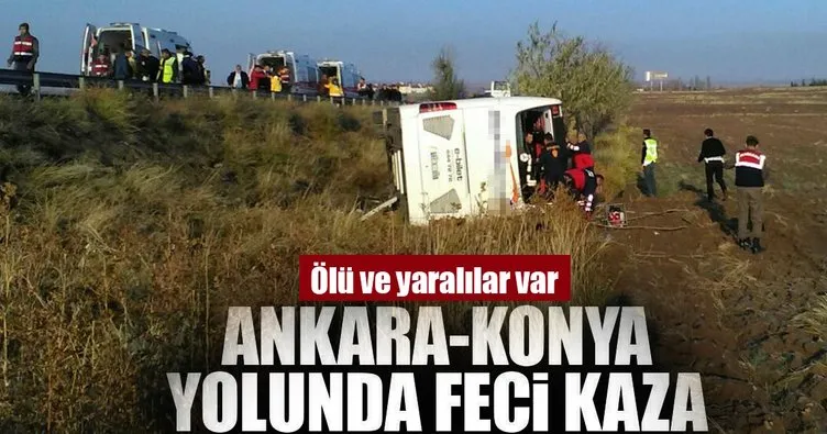 Son dakika: Ankara-Konya yolunda feci kaza