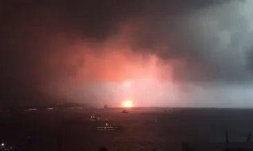 Haydarpaşa Limanı’nda yangın!