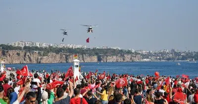 Antalya’da F-16’lardan nefes kesen 100. yıl gösterisi