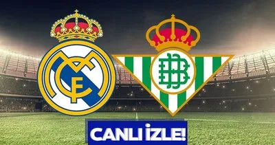 REAL MADRİD REAL BETİS MAÇI CANLI İZLE | S Sport Plus ekranı ile Real Madrid Real Betis maçı canlı yayın izle linki BURADA