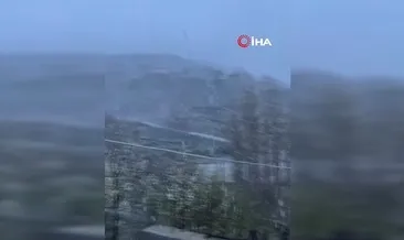Çorum’da mayıs ayında kar yağışı