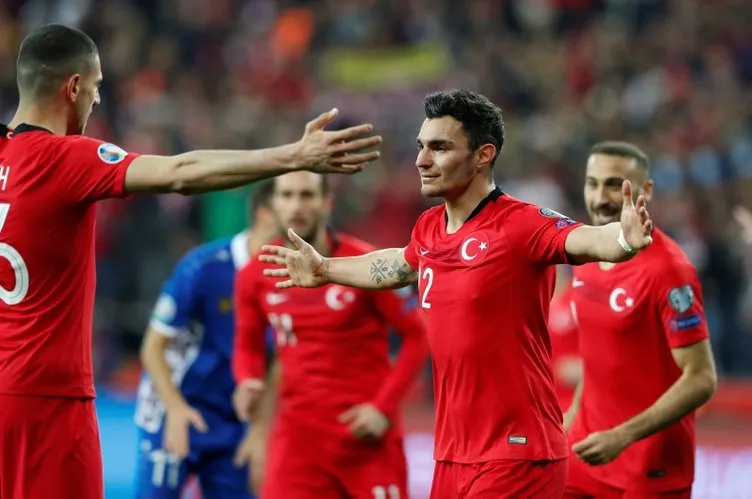 Türkiye - Moldova maçından kareler