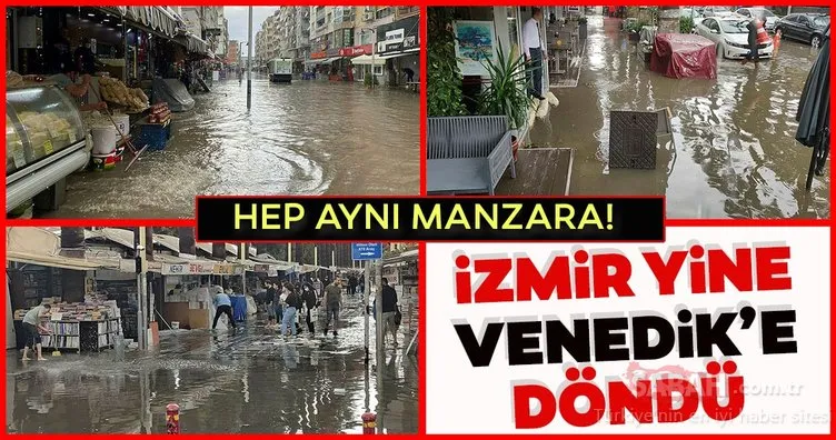 Yetersiz altyapı yüzünden İzmir yine felaketi yaşadı