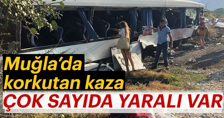 Son dakika: Muğla’da otobüs kazası