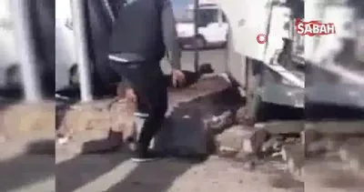 SON DAKİKA: Diyarbakır’da feci kaza! TIR otomobile çarptı: 2’si ağır 4 yaralı | Video