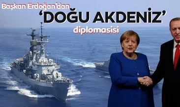 Başkan Recep Tayyip Erdoğan, Almanya Başbakanı Angela Merkel ile bir video konferans görüşmesi gerçekleştirdi