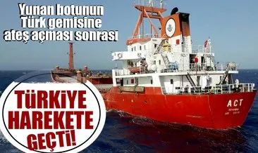 Yunan botu Türk gemisine ateş açtı, Türkiye harekete geçti!
