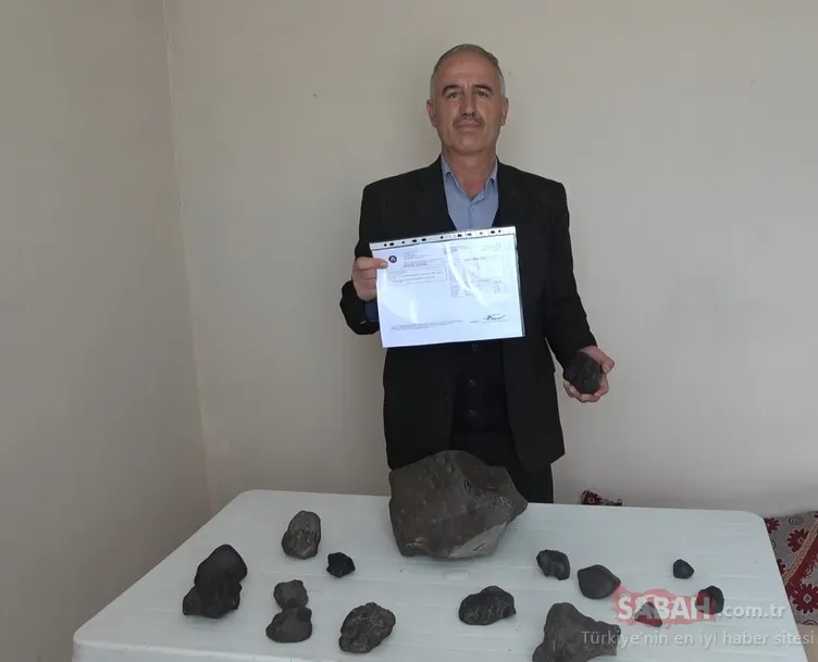 Muş’ta hayrete düşüren olay: Tarlada buldu! Göktaşı çıktı: Tam 40 kilo
