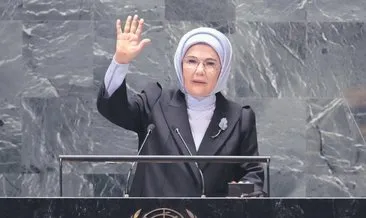 Birleşmiş Milletler Genel Kurulu’nda konuşan ilk Türk First Lady: Dünyayı biz kurtaracağız